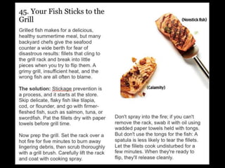 Most common cooking mistakes