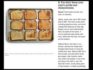 Most common cooking mistakes