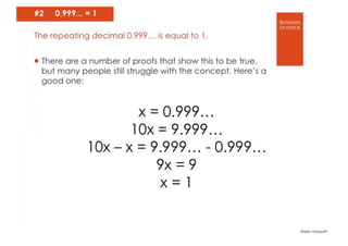 Math Controversy The 12 Most Controversial Facts In Mathematics | PDF