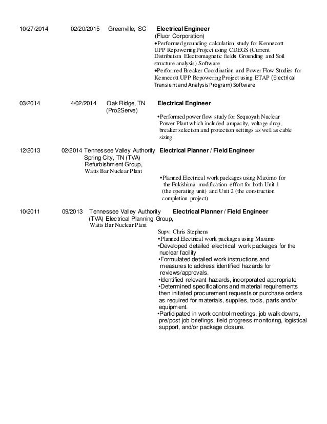 what does a current resume look like