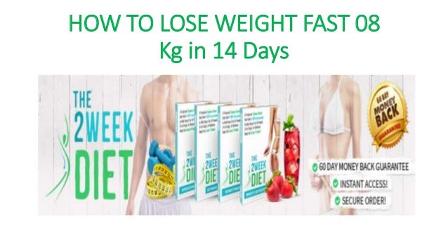 How to lose weight in 2 weeks without exercise