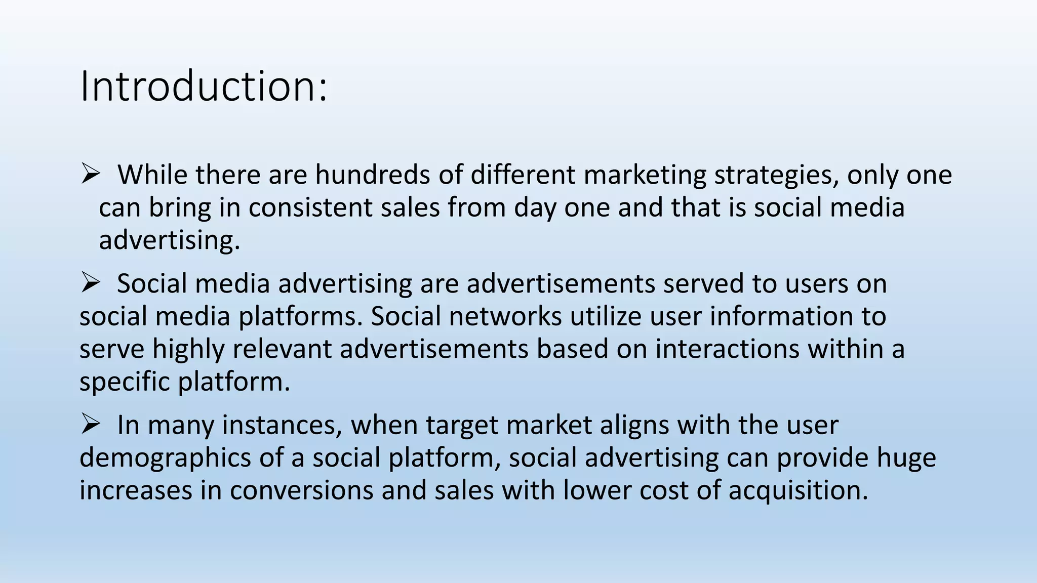 Most effective types of social media advertising | PPT
