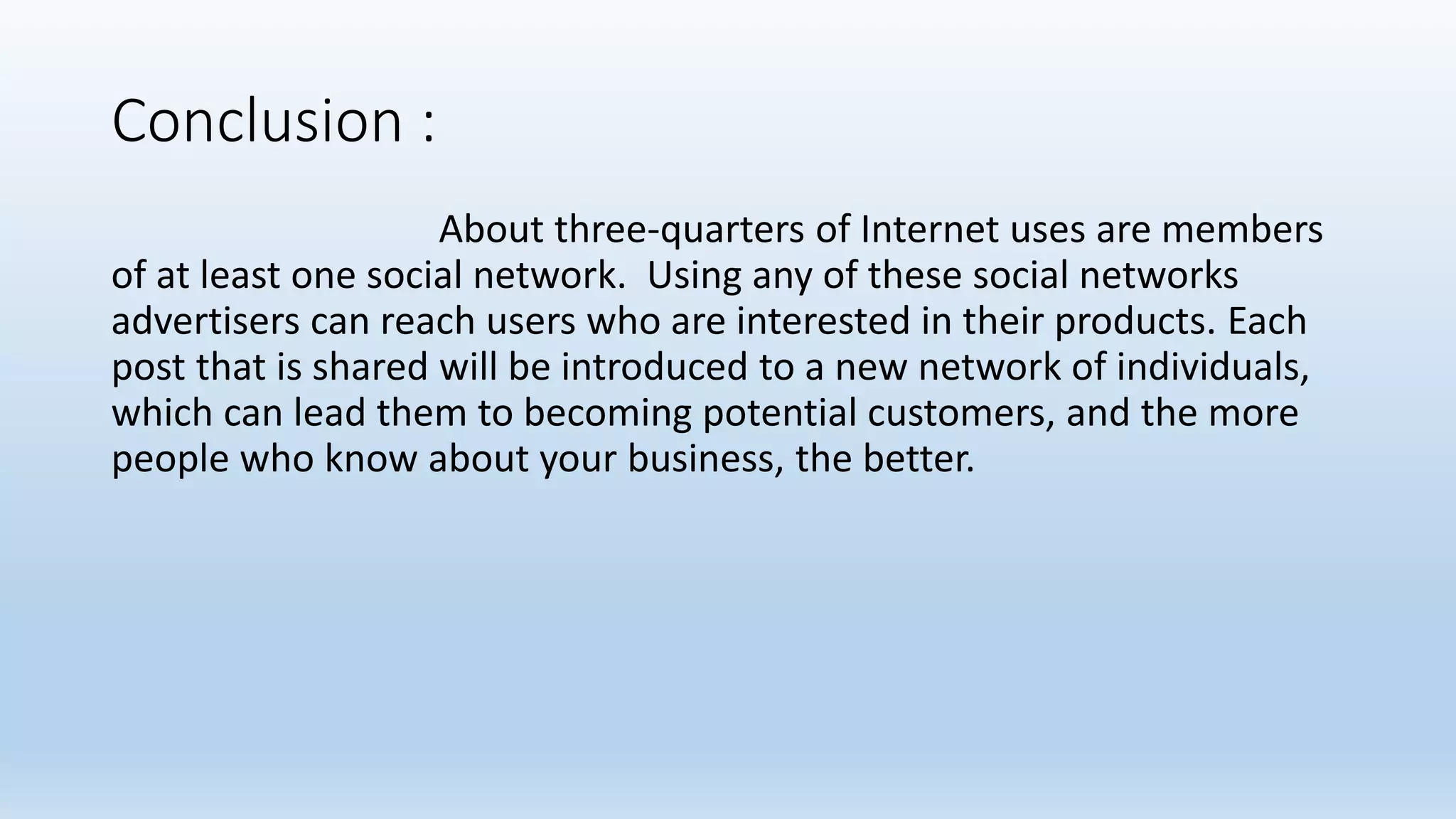 Most effective types of social media advertising | PPT