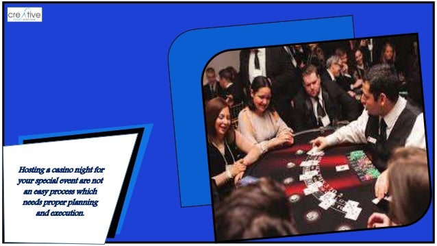 Casino night event planning services
