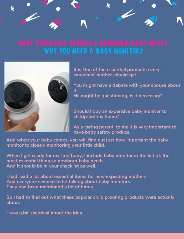 important things for baby