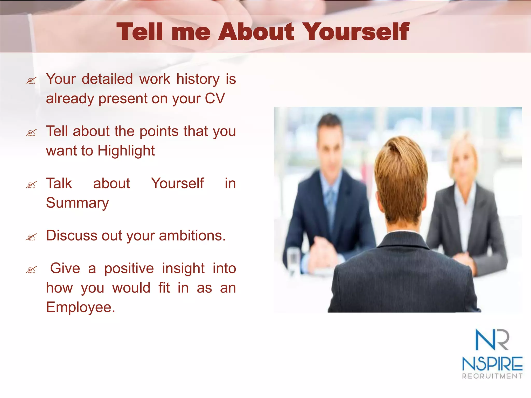 Most frequently asked interview questions | Nspire | PPT