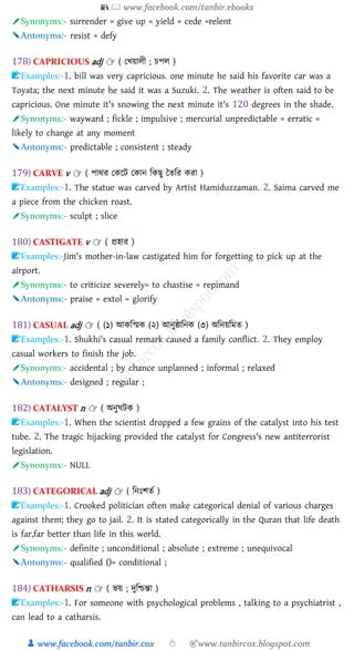 Defying Syn Most important 680 words with bng e.g syn and ant | PDF