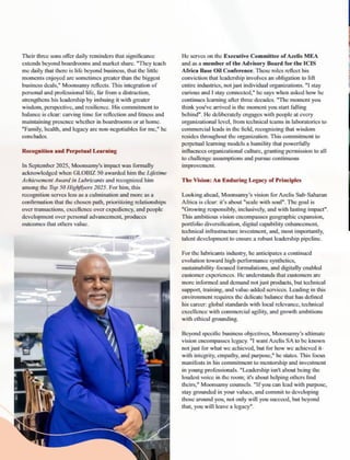 Most Influential Leader in African Business Excellence 2026 | PDF
