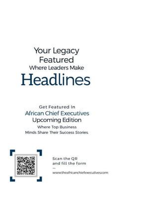 Most Influential Leader in African Business Excellence 2026 | PDF