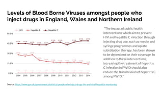 Levels of Blood Borne Viruses amongst people who
inject drugs in England, Wales and Northern Ireland
“The impact of public...