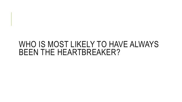 Most Likely To Questions >> Most Likely To Questions Most Likely To Questions >> Most Likely To Questions