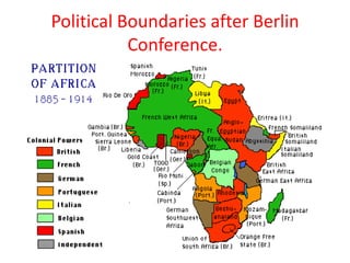 Political Boundaries after Berlin
           Conference.
 