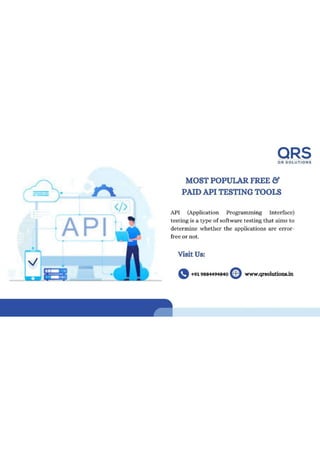 Most Popular Free & Paid API Testing Tools