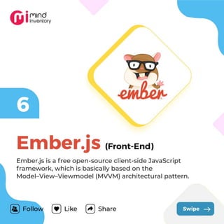 7 Most Popular JavaScript Frameworks | PPTX