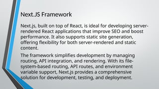 Most Popular JavaScript Frameworks: Frontend, Backend and Testing 