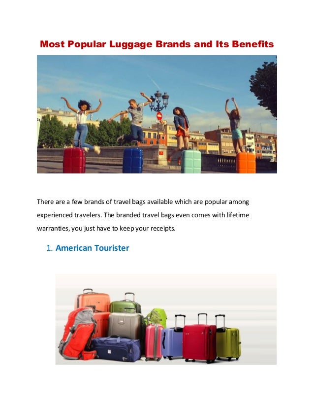 most popular luggage brands