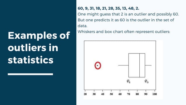 Most prominent methods of how to find outliers in statistics | PPT