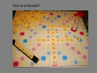 Què és la filosofia? 