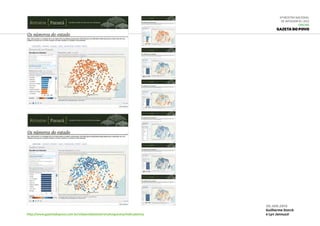 6ª Mostra Nacional
de Infografia | 2012
ONLINE
Gazeta do Povo
30.JAN.2012
Guilherme Storck
e Lyn Jannuzzihttp://www.gazetadopovo.com.br/vidaecidadania/retratosparana/indicadores/
 