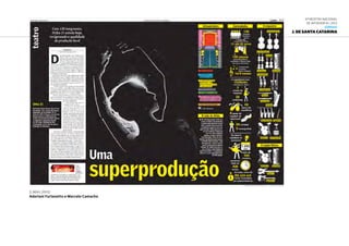 6ª Mostra Nacional
de Infografia | 2012
JORNAIS
J. de SANTA Catarina
2.mai.2012
Aderlani Furlanetto e Marcelo Camacho
 