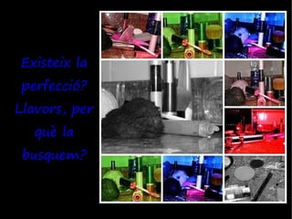 Existeix la
 perfecció?
Llavors, per
   què la
 busquem?
 