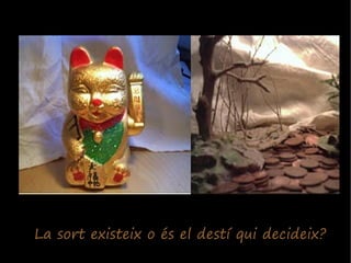 La sort existeix o és el destí qui decideix?
 