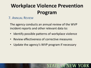 Workplace Violence Prevention Training