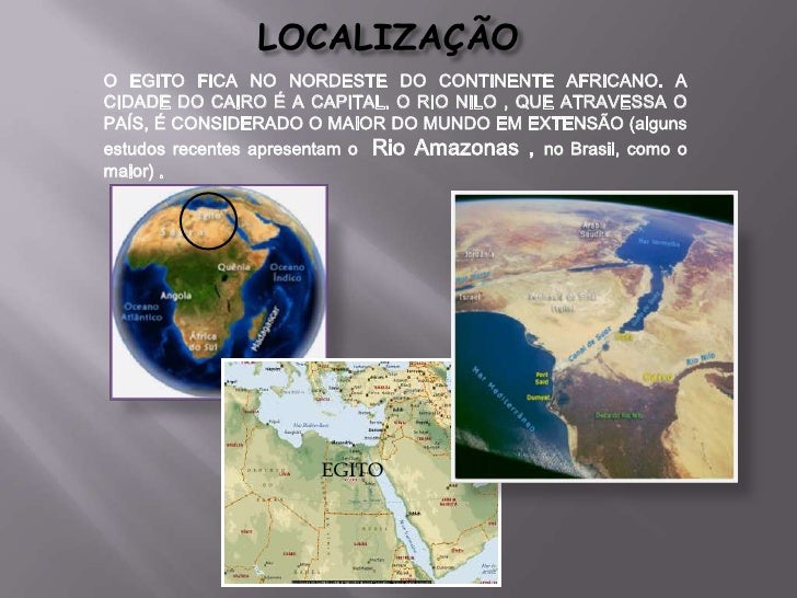 O Egito E Um Pais Localizado Em Qual Continente