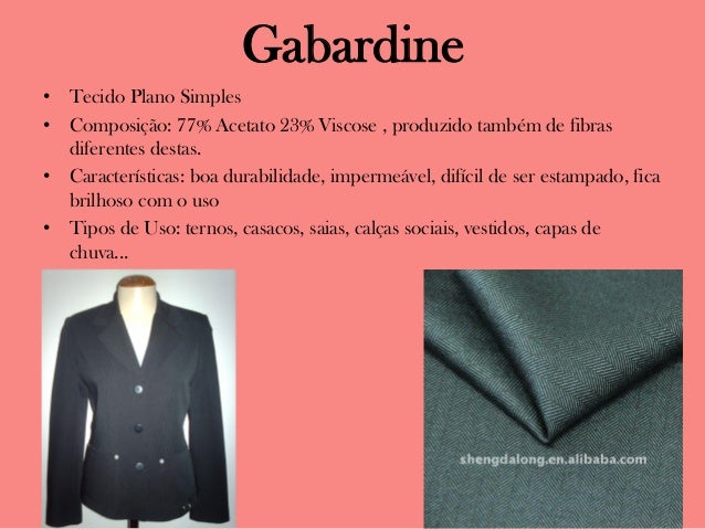 calca gabardine com elastano