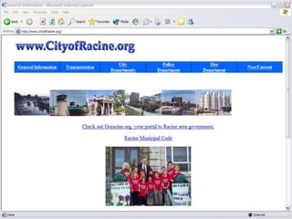 www.cityofracine.org




                       © GIS Planning Inc.
 