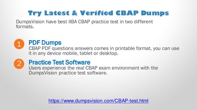 CBAP Latest Test Prep