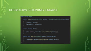 DESTRUCTIVE COUPLING EXAMPLE
 