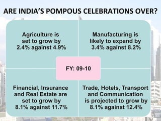 ARE INDIA’S POMPOUS CELEBRATIONS OVER? 
