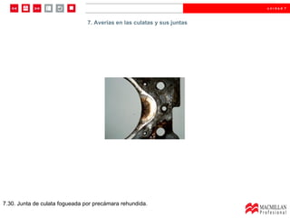 7.30. Junta de culata fogueada por precámara rehundida. 7. Averías en las culatas y sus juntas 