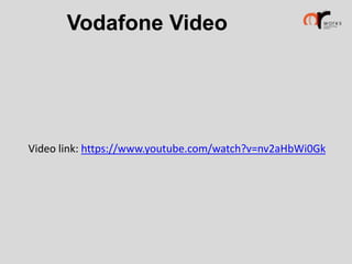 Vodafone Video

Video link: https://www.youtube.com/watch?v=nv2aHbWi0Gk

 