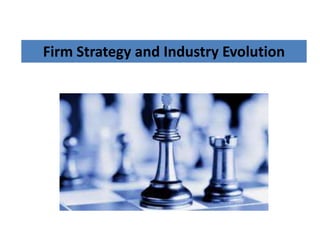 Firm Strategy and Industry Evolution
 