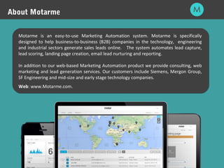 Motarme - How To Write Your Marketing Plan