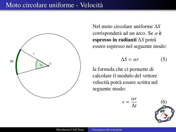 Verifica Sul Moto Circolare Uniforme