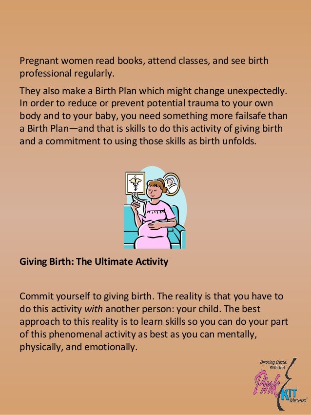 Mother-to-be, expectant mom, pregnant and having a baby.
