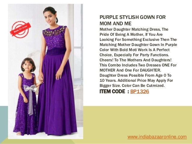mother daughter combo dresses
