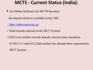 Mother and child tracking system | PPTX