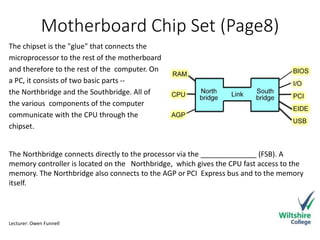 Southbridge Computer Part Motherboards | PPTX