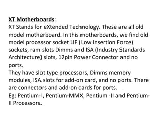 Basic of Computer Motherboard | PPT
