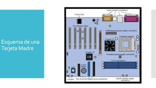 Esquema de una
Tarjeta Madre
 