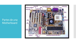 Partes de una
Motherboard
 