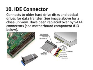Motherboard components and their functions | PPT
