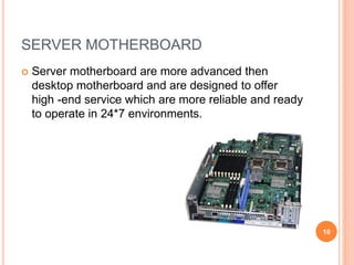 Introduction of Motherboard with labelling parts