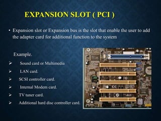Pci Full Form In Computer Motherboard ppt | PPTX