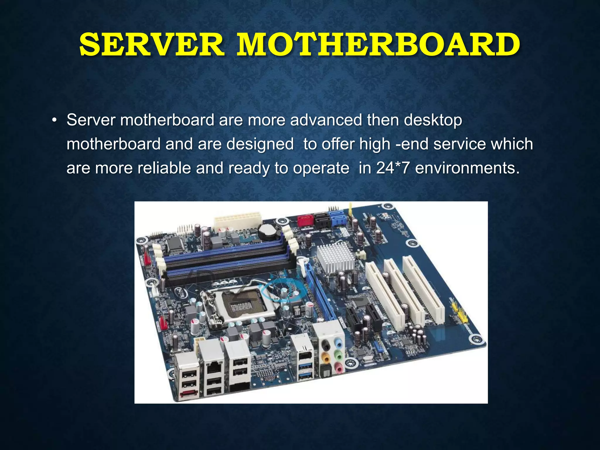 Motherboard ppt | PPTX