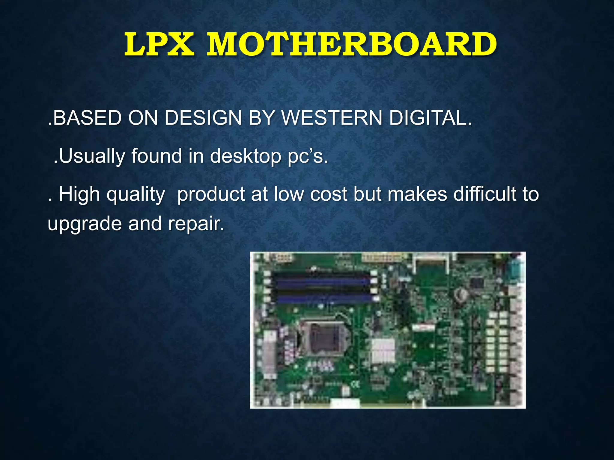 Motherboard ppt | PPTX